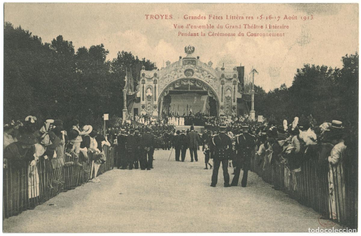 Postkarten: TROYES_Grand Th&eacute;&acirc;tre Litt&eacute;raire_Sin datos / Teatros Francia