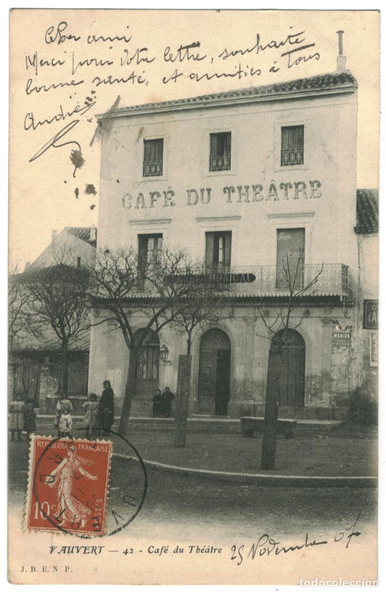 Postkarten: VAUVERT_Caf&eacute; du Th&eacute;&acirc;tre_JBENP 42 / Teatros Francia