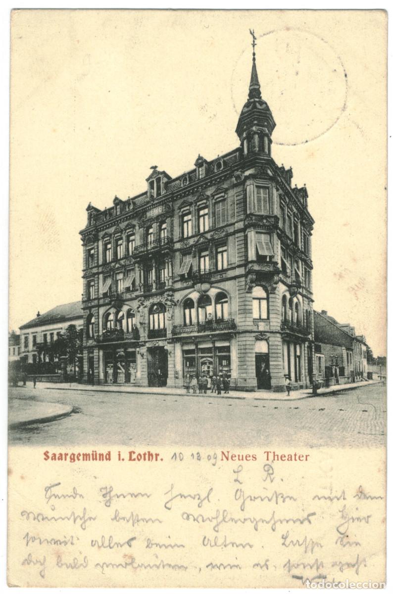 Postkarten: SAARGEM&Uuml;ND_Theater_Fischers 1685 / Teatros Francia