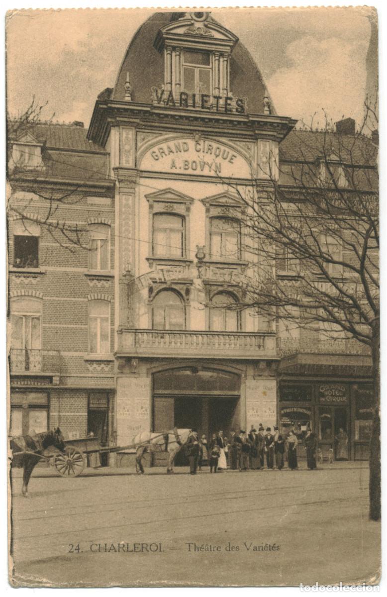 Postales: CHARLEROI_Th&eacute;&acirc;tre des Vari&eacute;t&eacute;s_Sin datos 24 / Teatros Francia