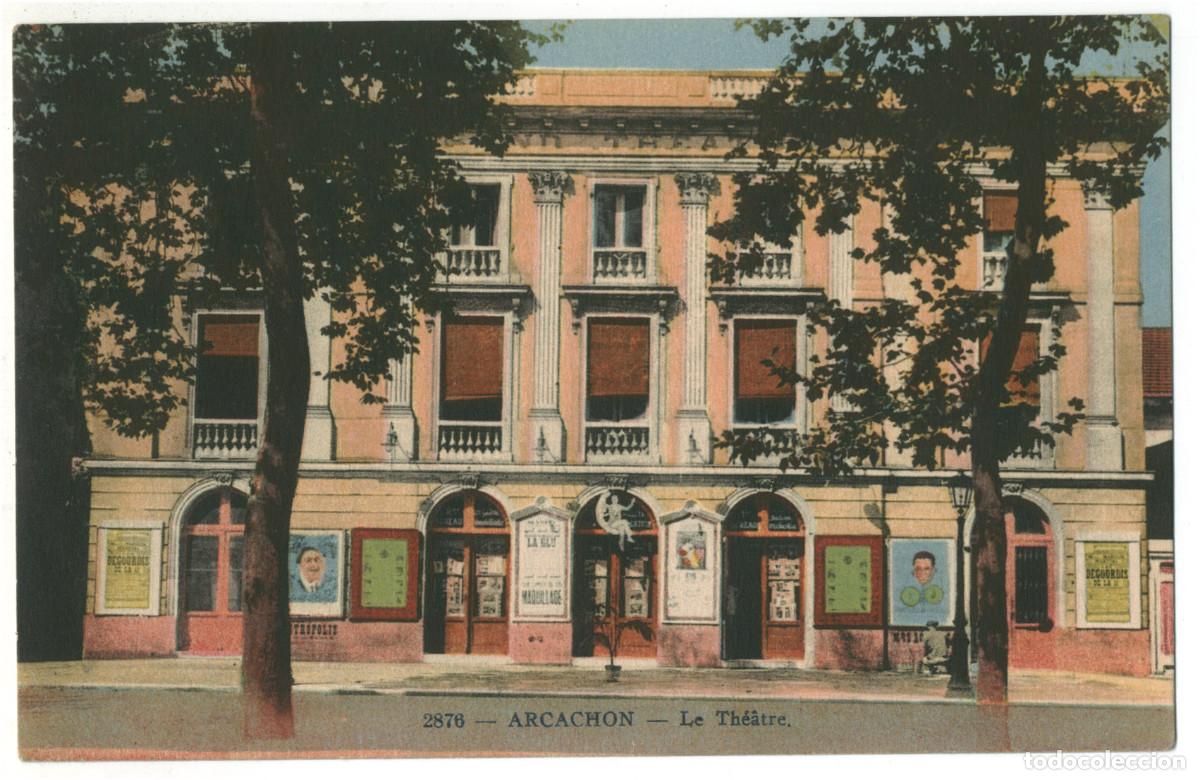 Postales: ARCACHON_Th&eacute;&acirc;tre_A.D.I.A. 2876 / Teatros Francia