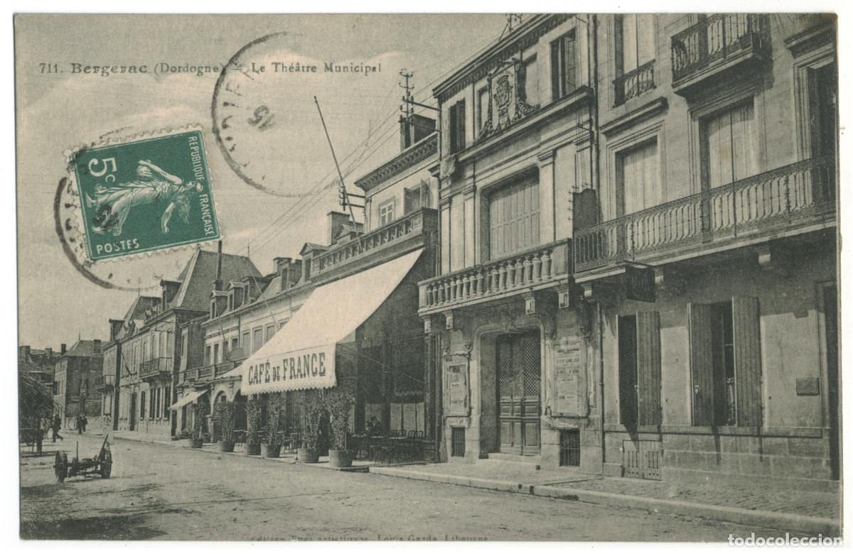 Postales: BERGERAC_Th&eacute;&acirc;tre Municipal_Louis Garde 711 / Teatros Francia