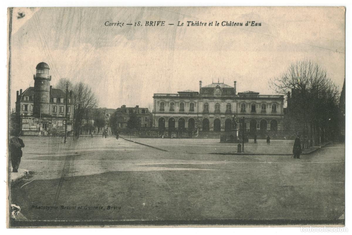 Postales: BRIVE_Th&eacute;&acirc;tre_Bessot & Guionie 18 / Teatros Francia