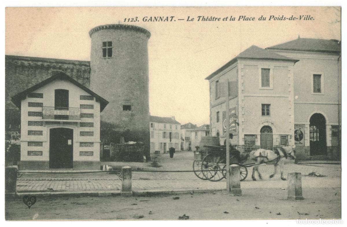 Postales: GANNAT_Th&eacute;&acirc;tre_VDC 1123 / Teatros Francia