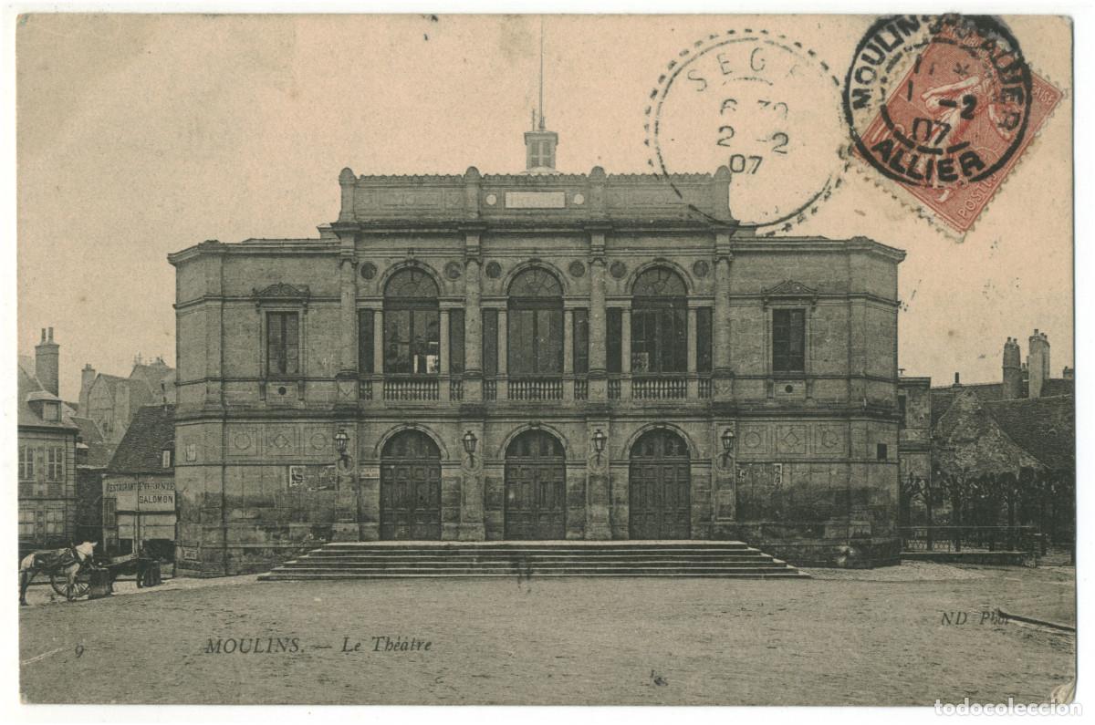 Postales: MOULINS_Th&eacute;&acirc;tre_ND 9 / Teatros Francia