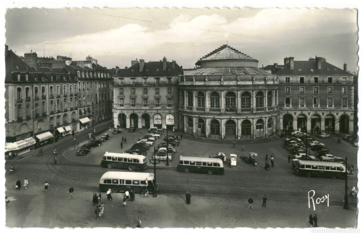 Postales: RENNES_Th&eacute;&acirc;tre_Rosy & F. Chapeau 74 / Teatros Francia
