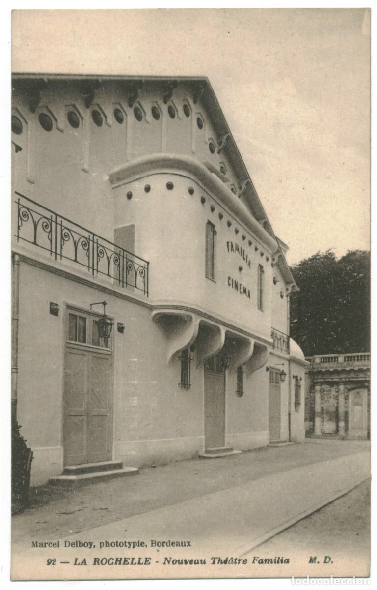 Postales: LA ROCHELLE_Th&eacute;&agrave;tre Familia_Marcel Delboy 92 / Teatros Francia
