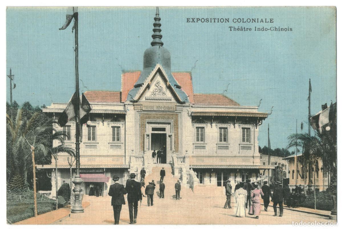 Postales: MARSEILLE_Th&eacute;&agrave;tre indochinois_Sin datos / Teatros Francia