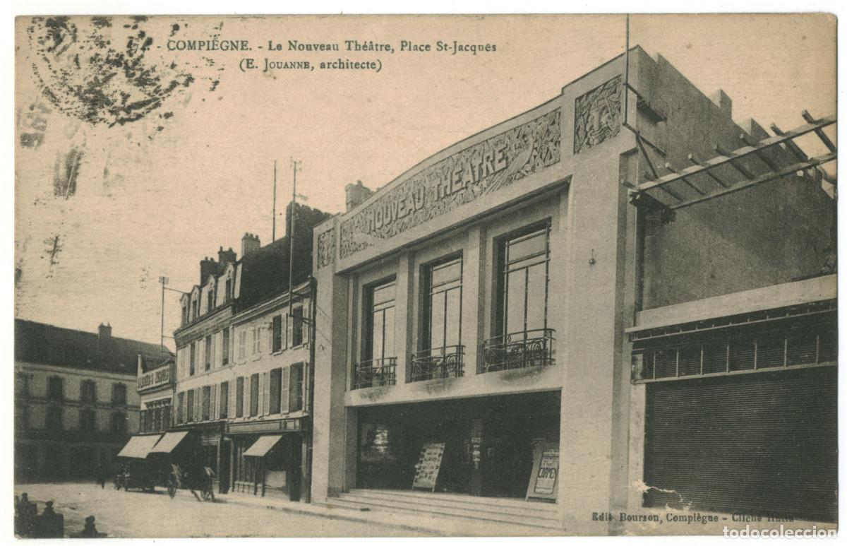 Postales: COMPIEGNE_Nouveau Th&eacute;&agrave;tre_Bourson 74 / Teatros Francia
