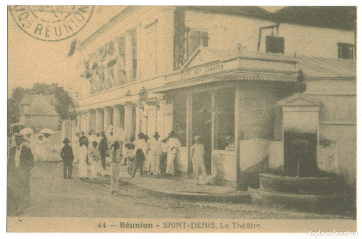 Cartes Postales: SAINT DENIS (R&Eacute;UNION)_Th&eacute;&acirc;tre_Sin datos 44 / Teatros Francia