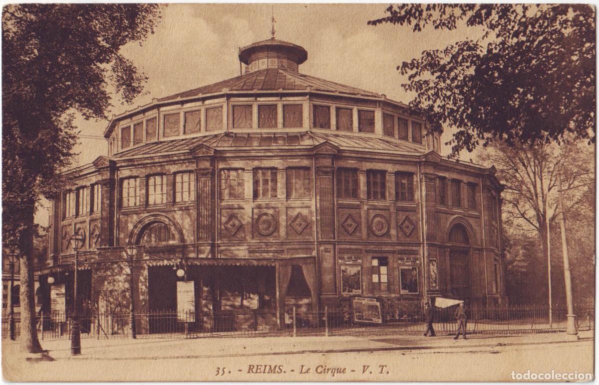 Postkarten: REIMS. Cirque_VT; 35 / Teatros Francia