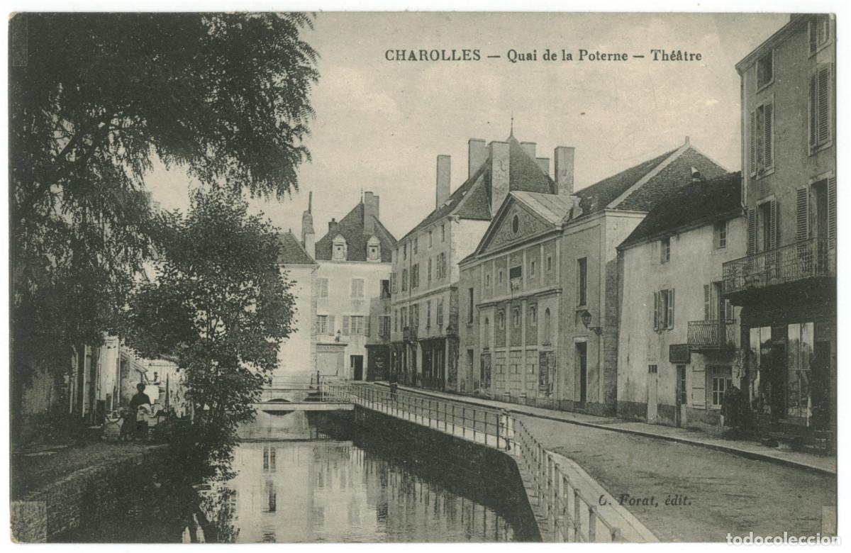Postales: CHAROLLES_Th&eacute;&acirc;tre_G. Forat / Teatros Francia