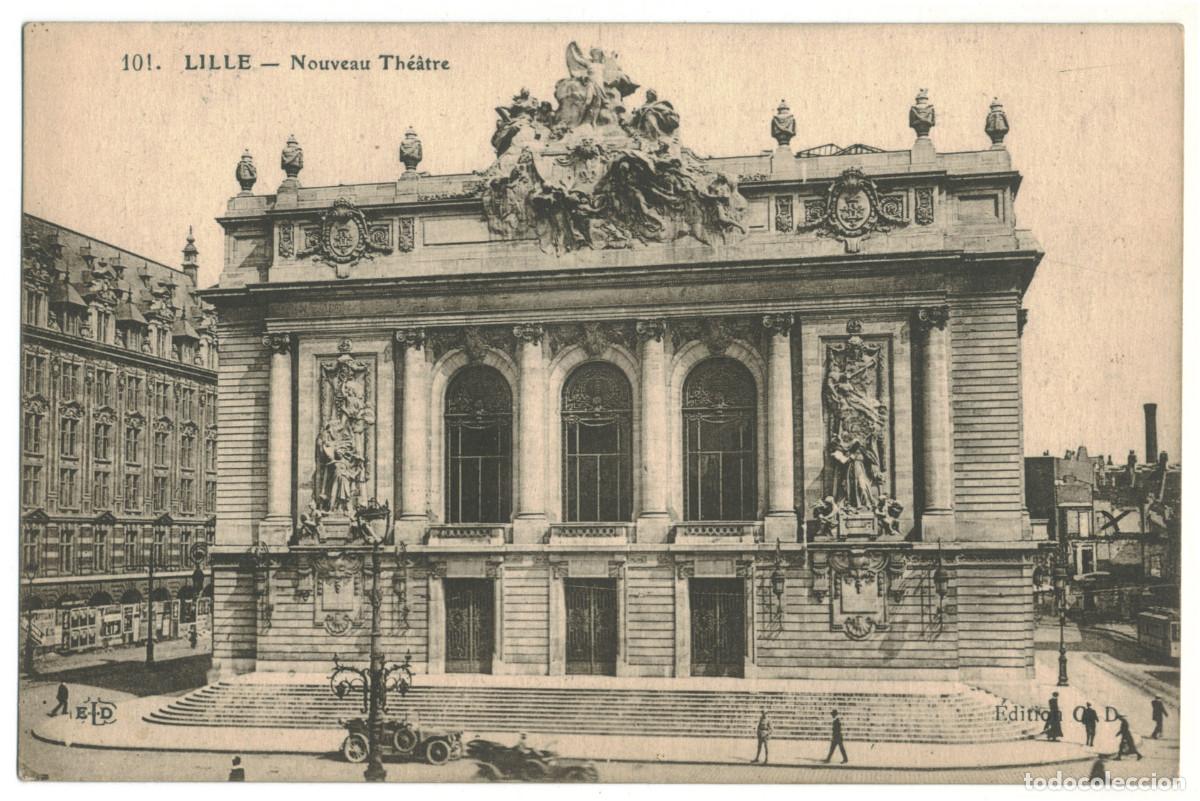 Postales: LILLE_Th&eacute;&acirc;tre_ELD Le Deley 101 / Teatros Francia