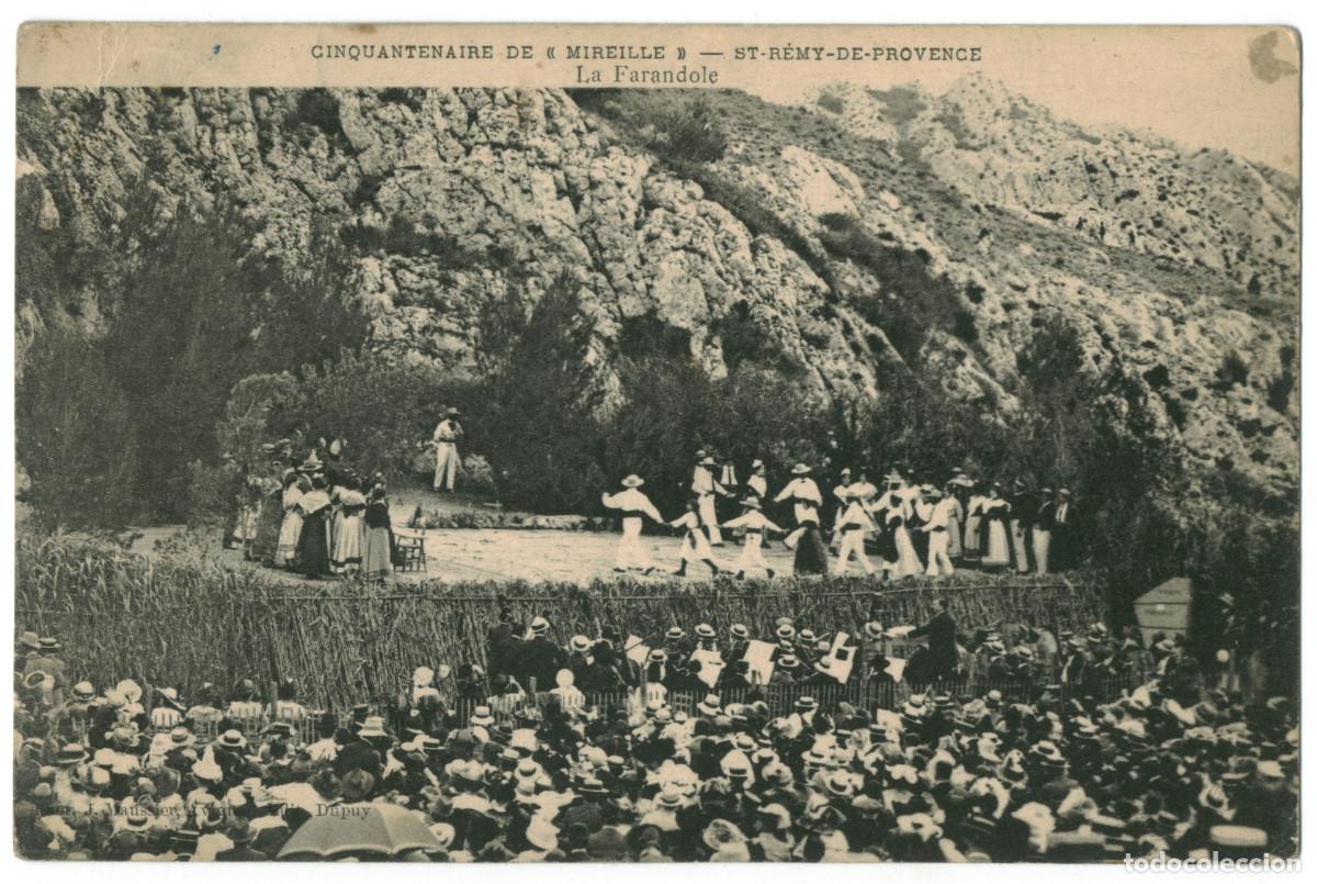 Postales: SAINT R&Eacute;MY DE PROVENCE_La Farandole_J. Maussier / Teatros Francia
