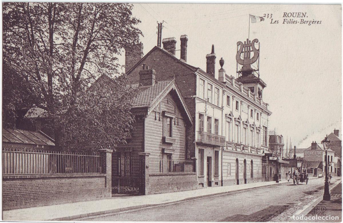 Postales: ROUEN. Les Folies Berg&egrave;res_ND; 233 / Teatros Francia