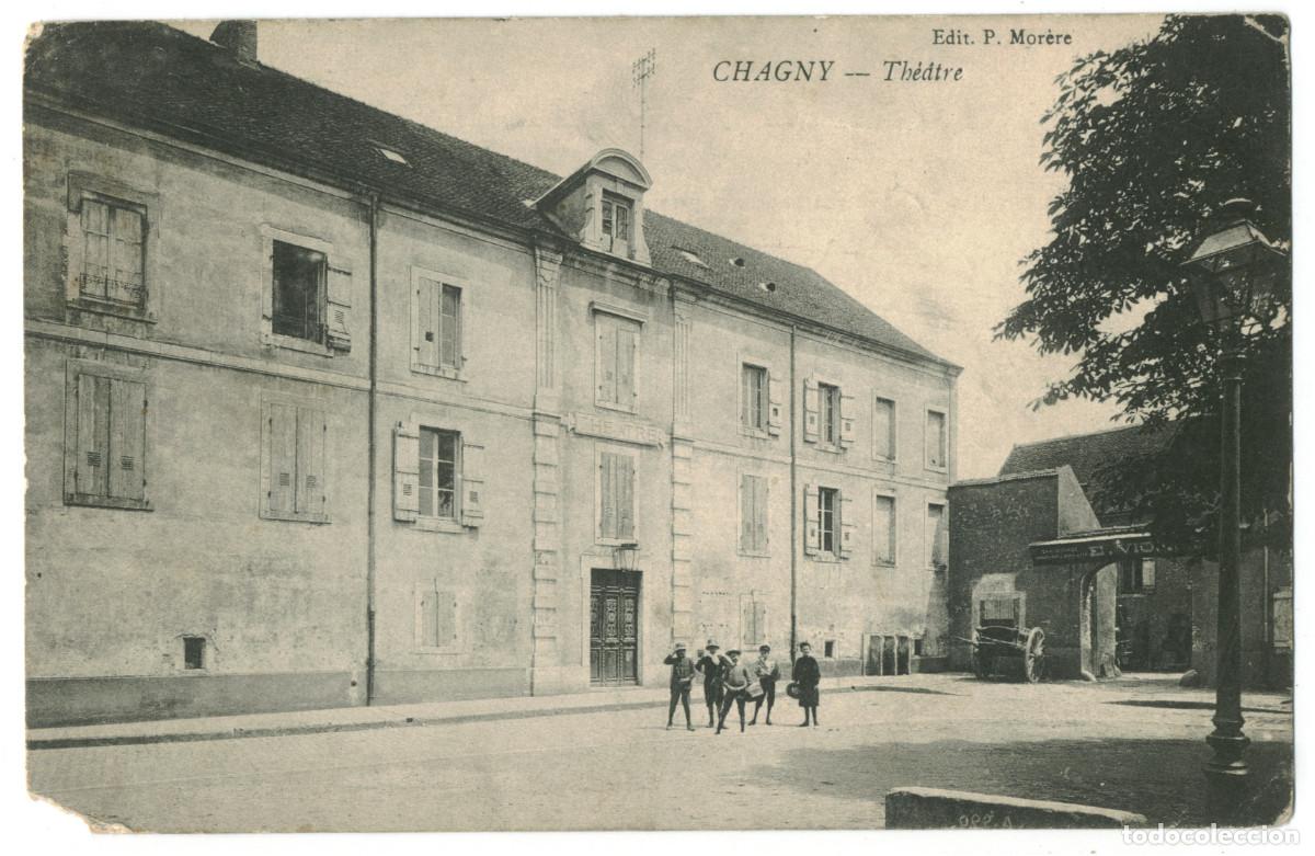 Postales: CHAGNY_Th&eacute;&acirc;tre_P. Mor&egrave;re / Teatros Francia