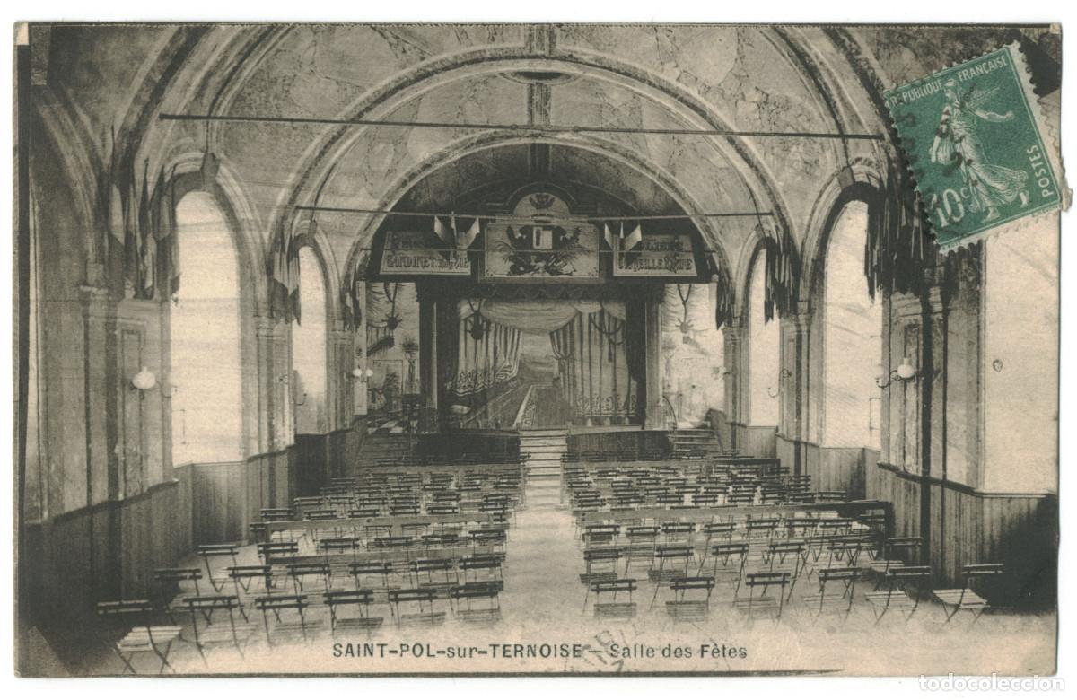 Postales: SAINT POL SUR TERNOISE_Salle des F&ecirc;tes_Breger / Teatros Francia