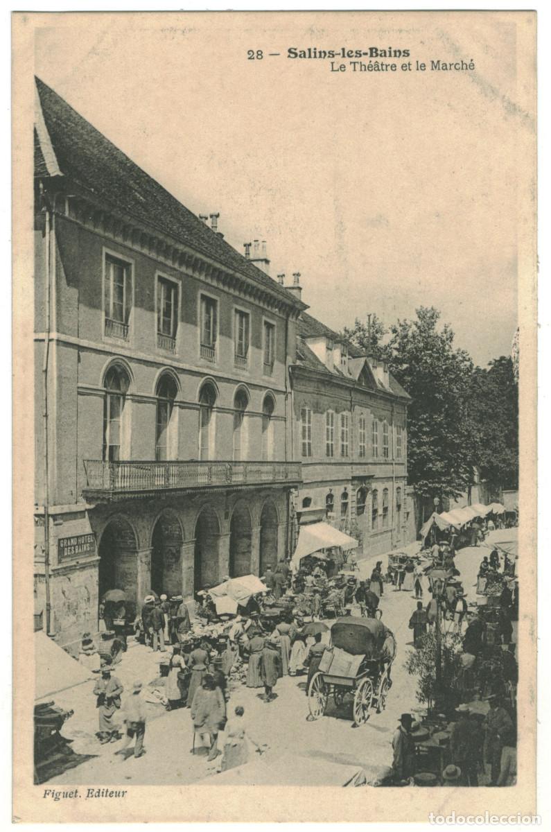 Postales: SALINS LES BAINS_Th&eacute;&agrave;tre_Figuet 28 / Teatros Francia