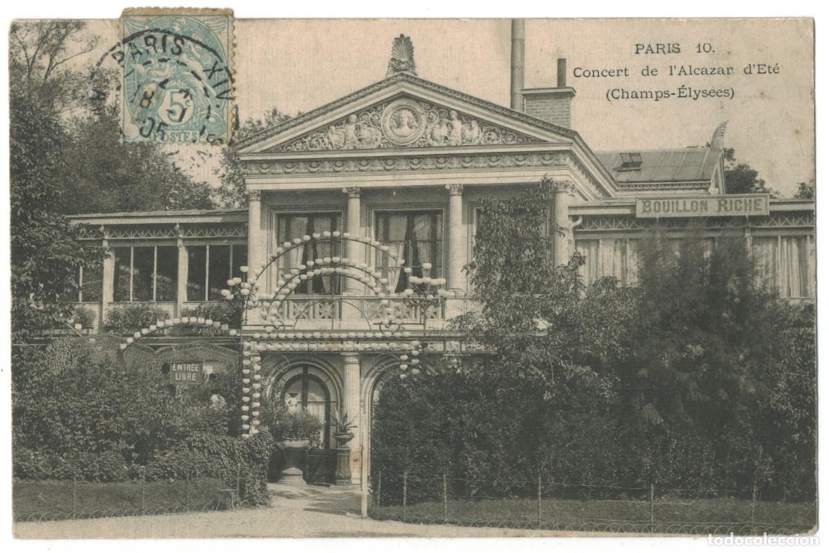 Postales: PARIS_Concert de l'Alcazar d'&Eacute;t&eacute;_Sin datos / Teatros Francia