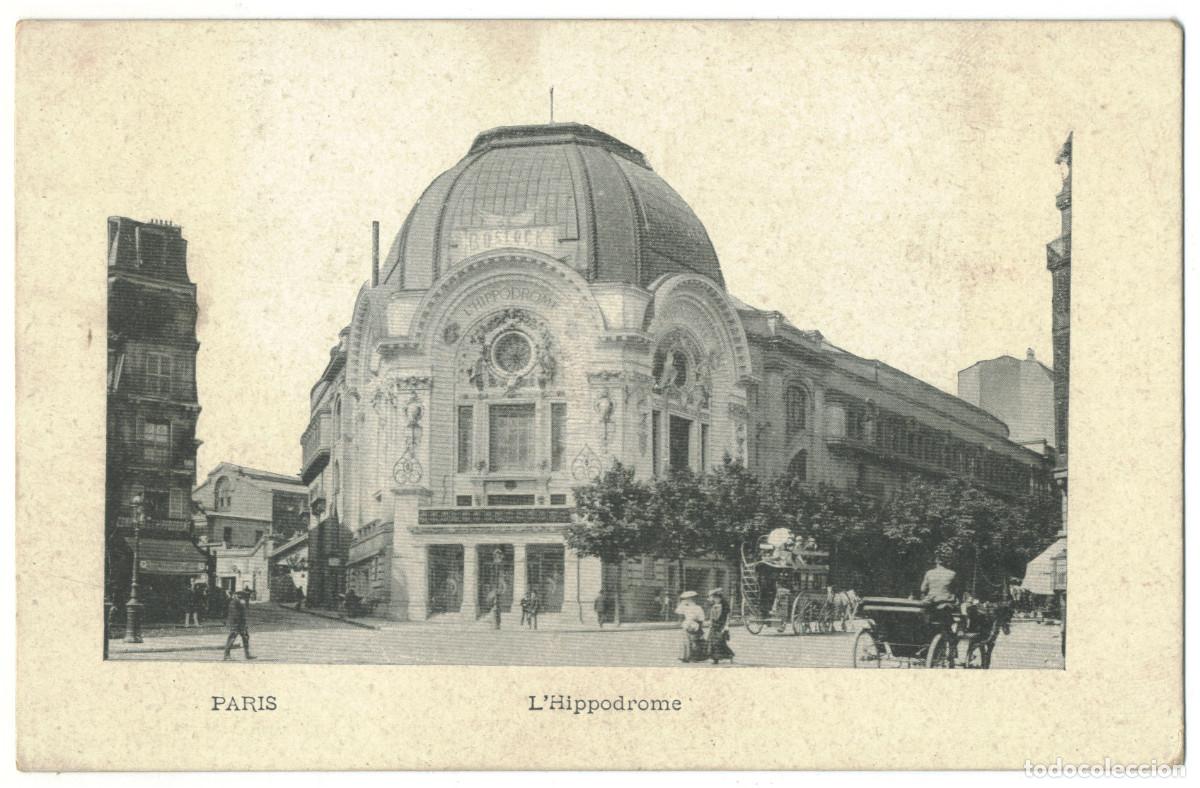 Cartes Postales: PARIS_Hippodrome_Sin datos / Teatros Francia