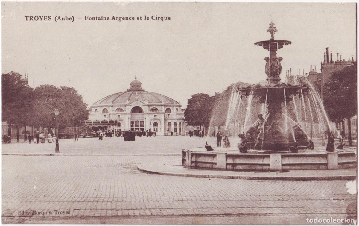 Postales: TROYES. Cirque_Marquis / Teatros Francia