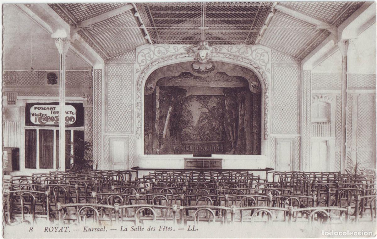 Postales: ROYAT. Kursaal_LL.; 8 / Teatros Francia