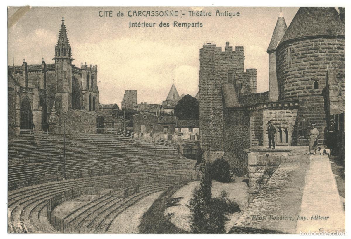 Postales: CARCASSONE_Th&eacute;&agrave;tre antique_Roudi&egrave;re / Teatros Francia