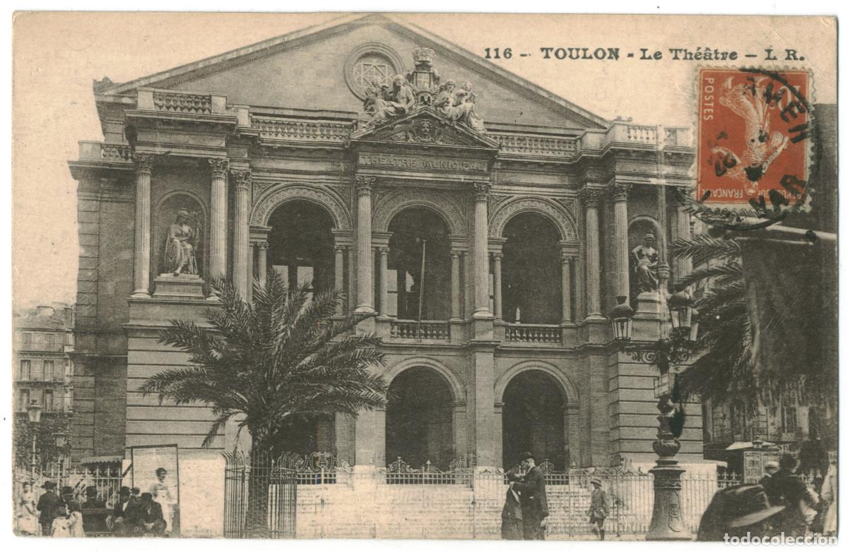 Postales: TOULON_Th&eacute;&acirc;tre_L.R. 116 / Teatros Francia