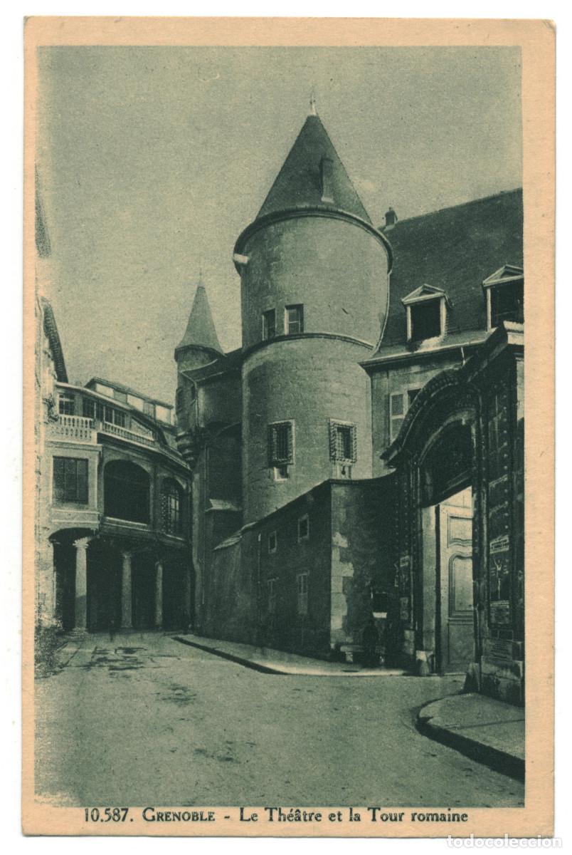 Postales: GRENOBLE_Th&eacute;&agrave;tre_A. Mollaret 10.587 / Teatros Francia