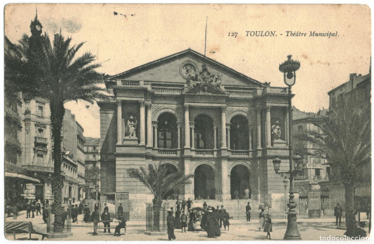 Postales: TOULON_Th&eacute;&acirc;tre_Marius Bar 127 / Teatros Francia