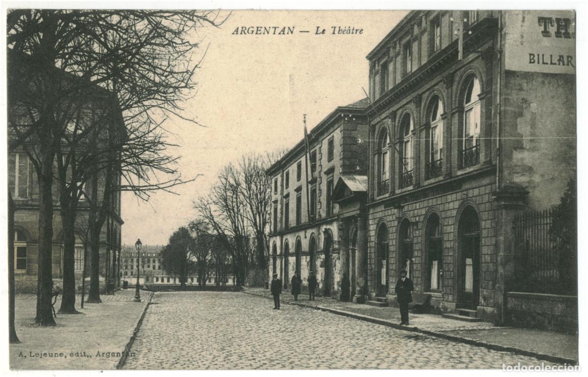 Postales: ARGENTAN_Th&eacute;&agrave;tre_A. Lejeune / Teatros Francia