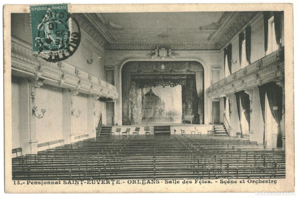 Cartoline: ORL&Eacute;ANS_Pensionnat Saint Euverte Salle des F&ecirc;tes_Sin datos 13 / Teatros Francia