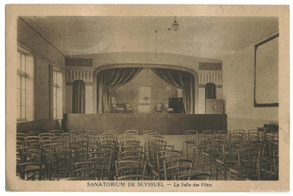 Cartoline: SEYSSUEL_Sanatorium Salle des F&ecirc;tes_Sin datos / Teatros Francia