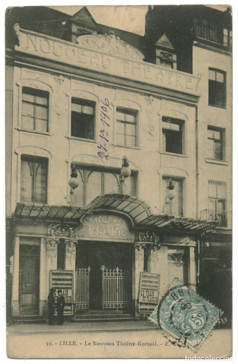 Cartoline: LILLE_Nouveau Th&eacute;&acirc;tre Kursaal_E.C. 39 / Teatros Francia