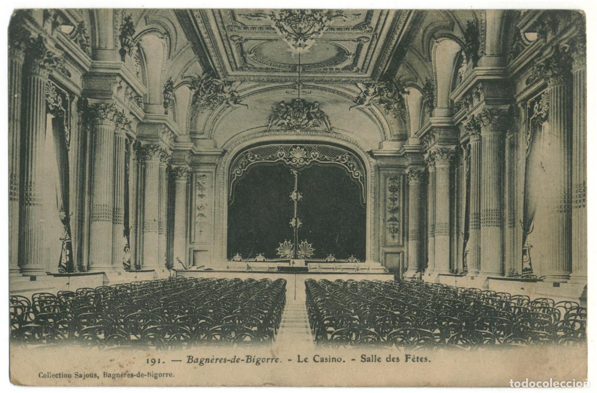 Postales: BAGN&Egrave;RES DE BIGORRE_Casino Salle des F&ecirc;tes_Sajous 191 / Teatros Francia