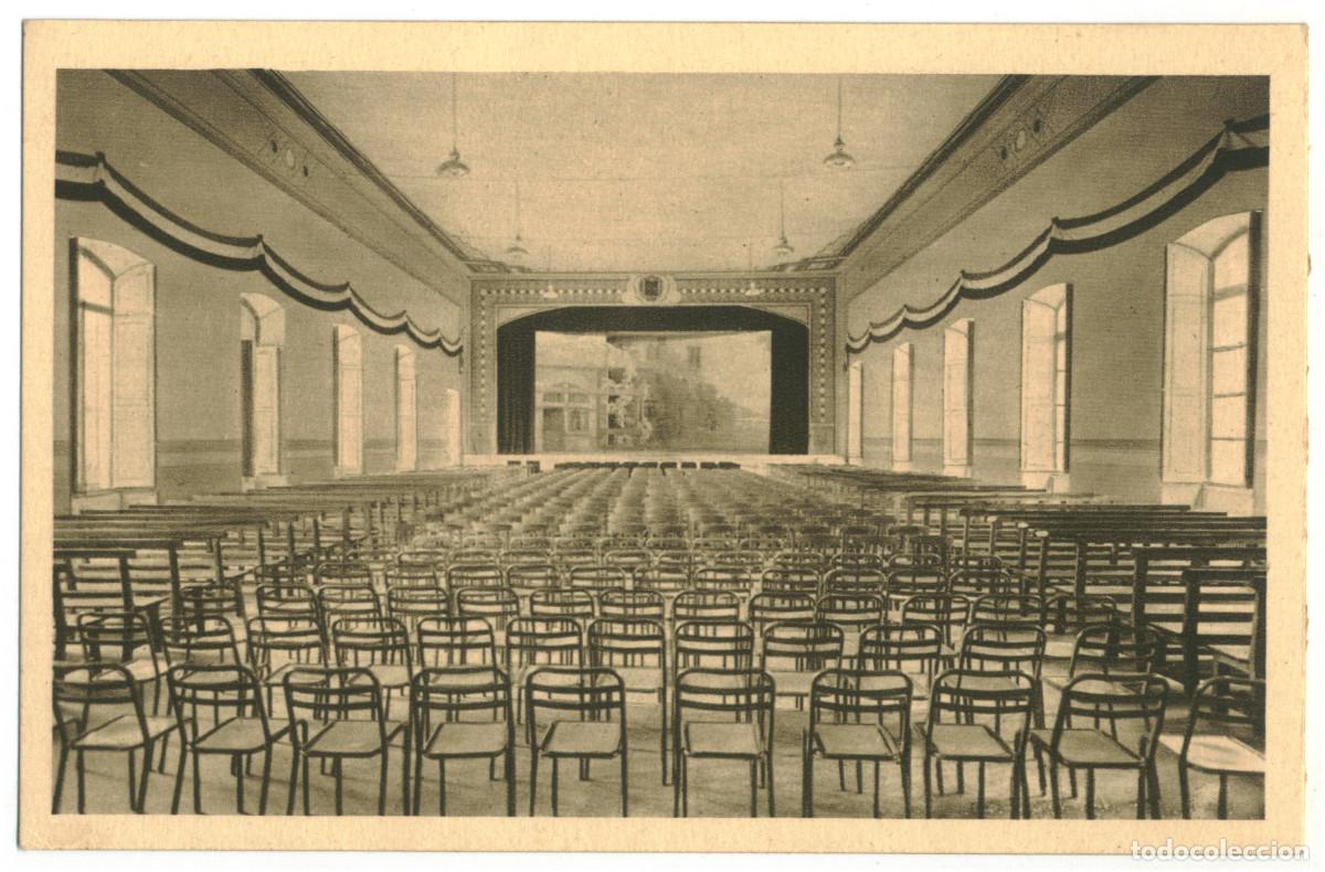 Postales: NIMES_Lyc&eacute;e de Gar&ccedil;ons Salle des F&ecirc;tes_C. Voiron / Teatros Francia