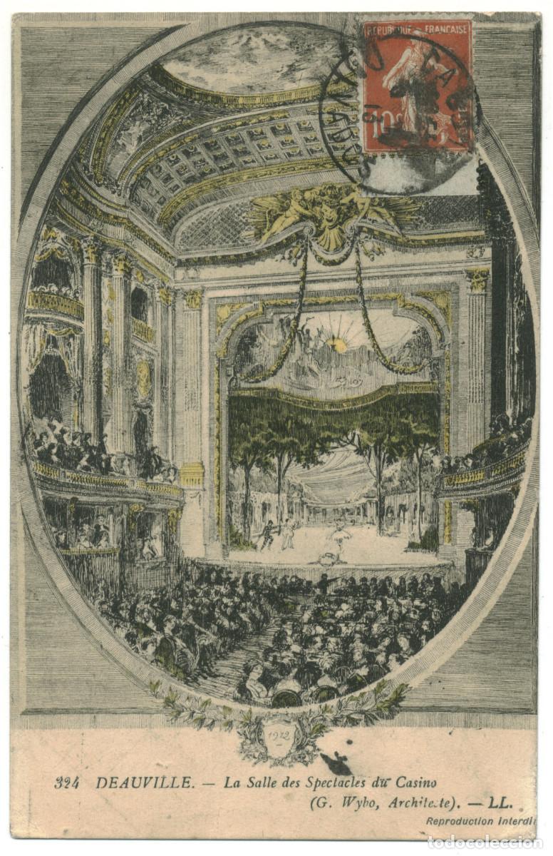 Postales: DEAUVILLE_CasinoSalle des Spectacles_LL. 324 / Teatros Francia