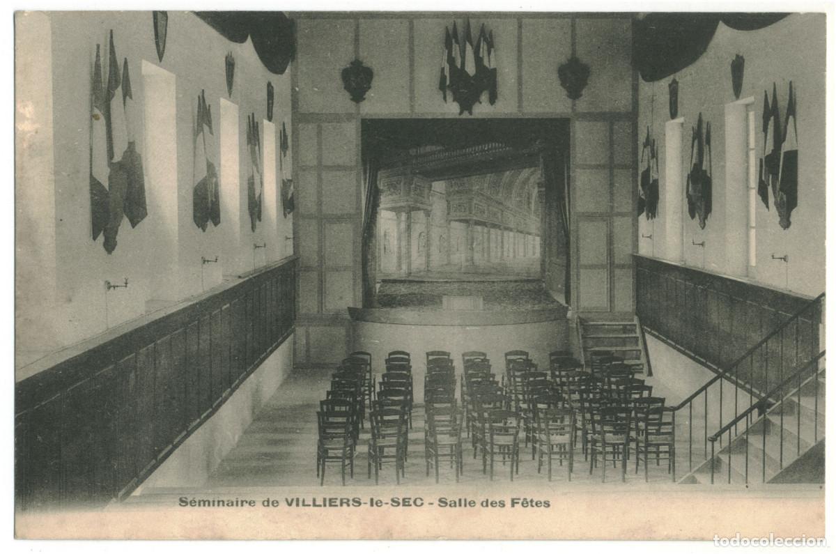 Postales: VILLIERS LE SEC_S&eacute;minaire Salle des F&ecirc;tes_Sin datos / Teatros Francia