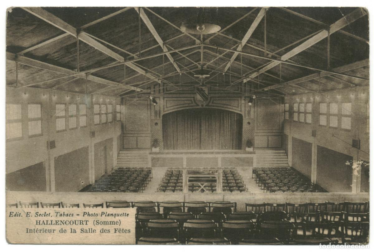 Postales: HALLENCOURT_Salle des F&ecirc;tes_E. Select & Photo Planquette / Teatros Francia