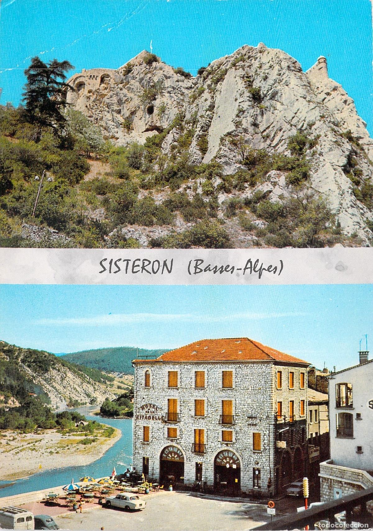 Postcards: Postal del Hotel de la Citadelle y la Ciudadela en Sisteron