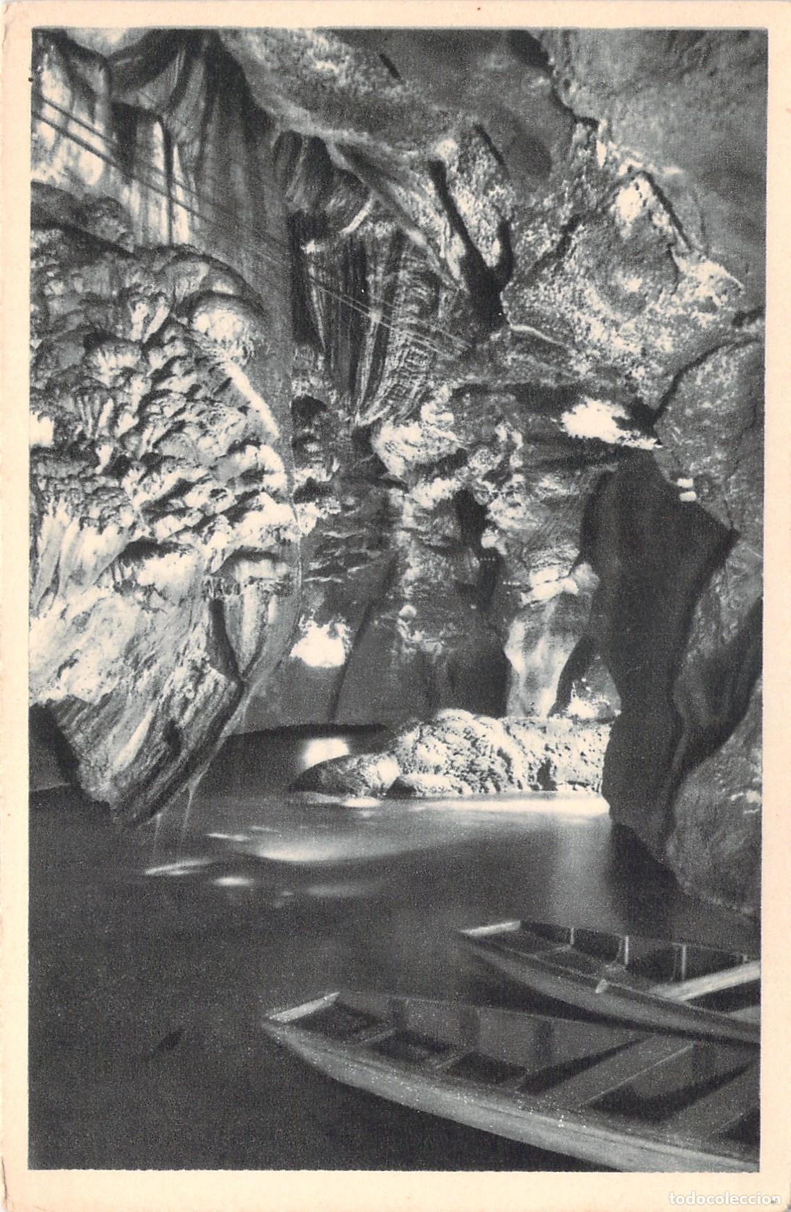 Postais: Postal de la Cueva de Padirac, El Embarcadero, Lot, Francia