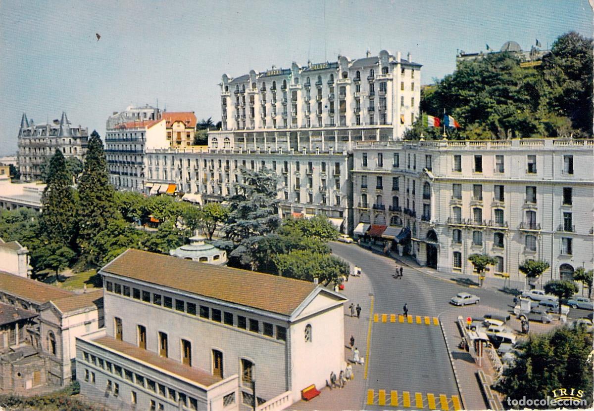 Postales: Postal de Royat, Barrio Termal y Royat Palace, Francia