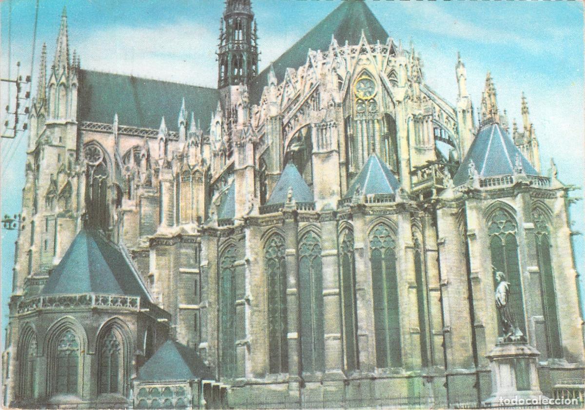 Postales: Postal de la Catedral de Amiens, Francia - Arquitectura G&oacute;tica