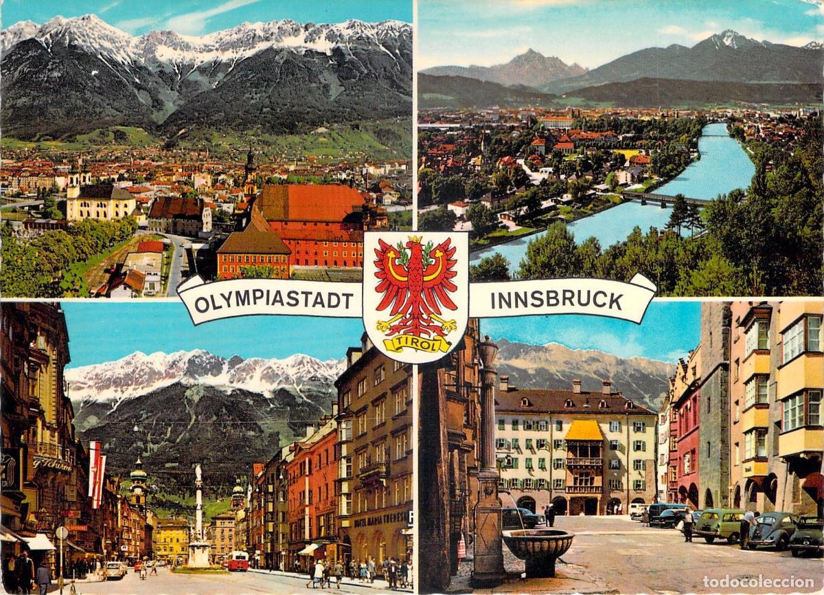Postais: Postal de Innsbruck Tirol Multivista de la Ciudad Ol&iacute;mpica