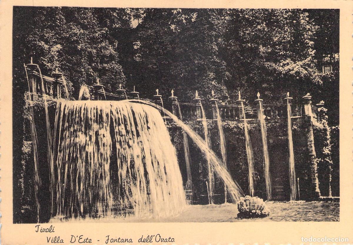 Postales: Postal Fontana dell'Ovato en Villa d'Este, Tivoli, Italia