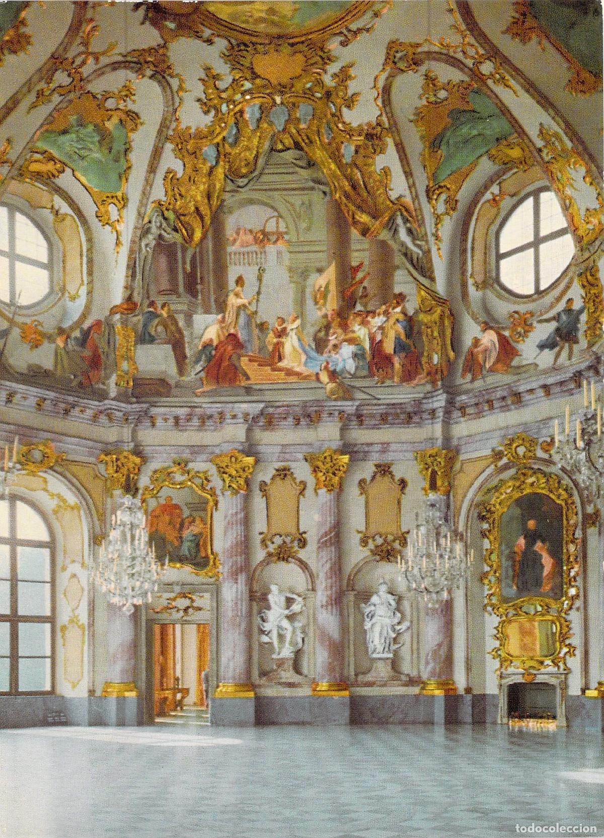 Postales: Postal Kaisersaal Residencia de Wurzburgo Fresco de Tiepolo