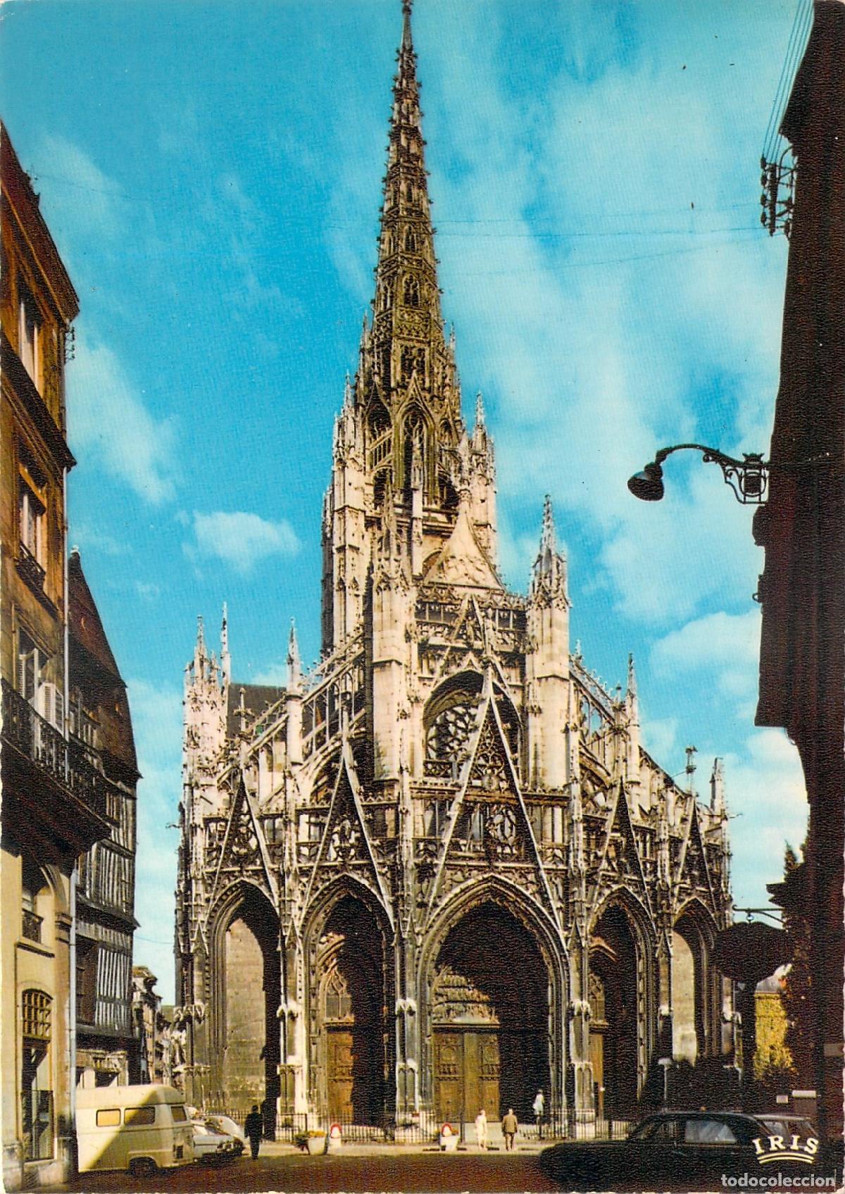 Postcards: Postal de la Iglesia de Saint-Maclou en Rouen, Normand&iacute;a
