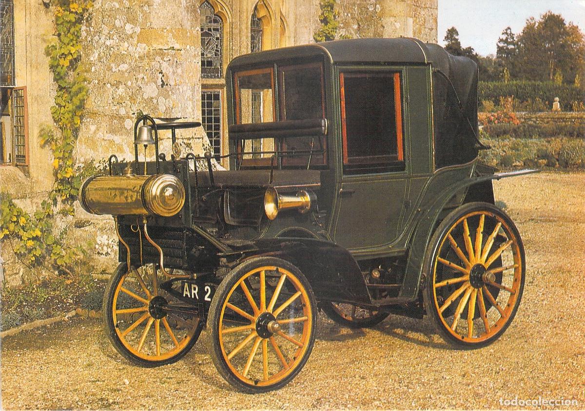 Postales: Postal de Colecci&oacute;n Coche Antiguo Daimler Motor Trasero