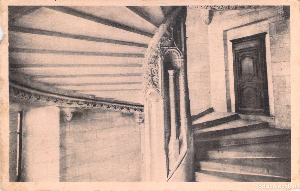 Postales: Postal de la Gran Escalera, Castillo de Chaumont-sur-Loire