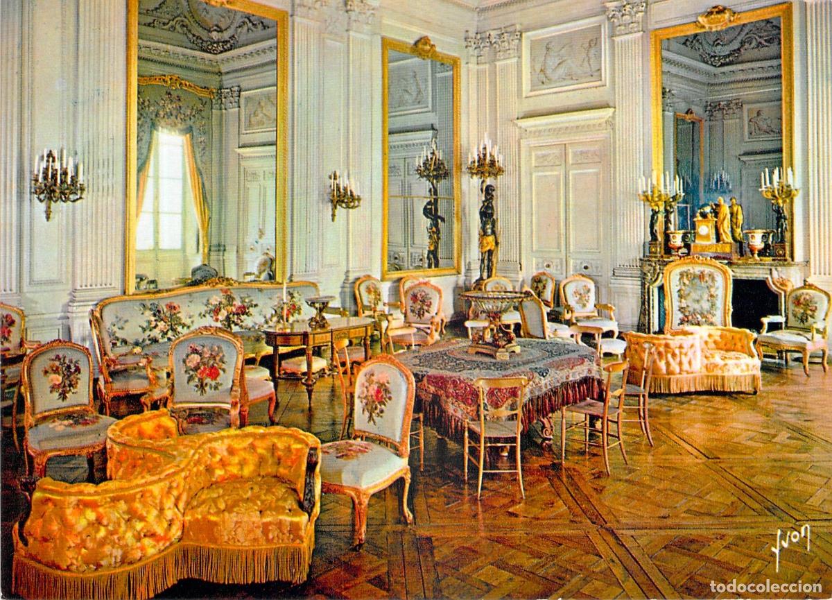 Postales: Postal del Castillo de Compi&egrave;gne, Sal&oacute;n de Napole&oacute;n III